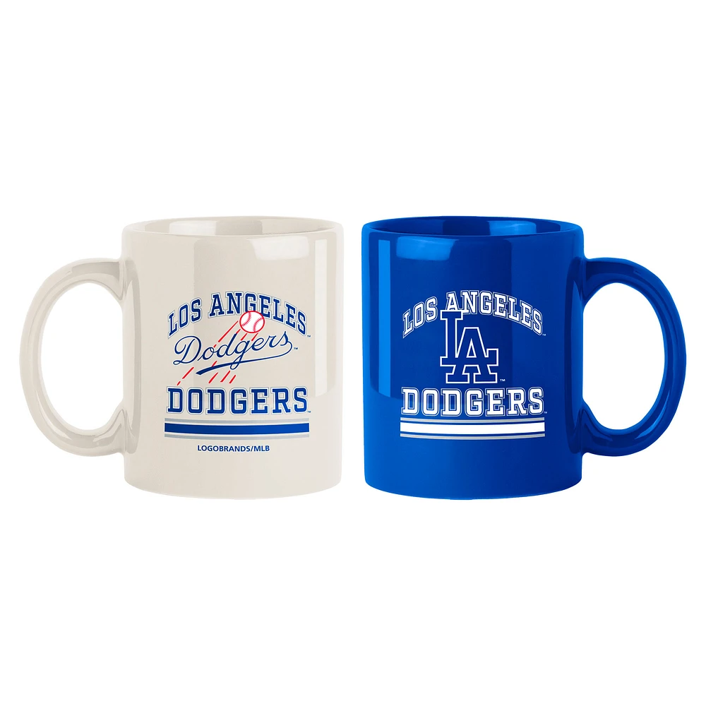 Los Angeles Dodgers Two-Pack 15oz. Color Mug Set