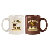 San Diego Padres Two-Pack 15oz. Color Mug Set