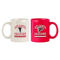 Atlanta Falcons Two-Pack 15oz. Color Mug Set