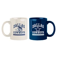 Dallas Cowboys Two-Pack 15oz. Color Mug Set