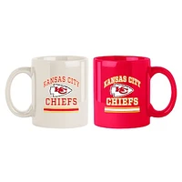 Kansas City Chiefs Two-Pack 15oz. Color Mug Set