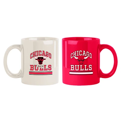 Chicago Bulls 2-Pack 15oz. Color Mug Set