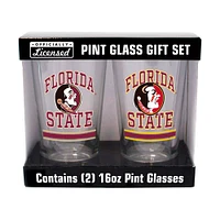 Florida State Seminoles 16oz. Pint Glass Two Pack