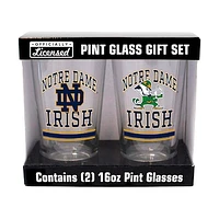 Notre Dame Fighting Irish 16oz. Pint Glass Two Pack