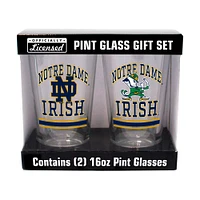 Notre Dame Fighting Irish 16oz. Pint Glass Two Pack