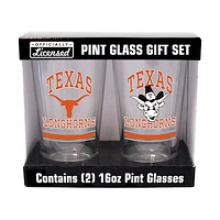 Texas Longhorns 16oz. Pint Glass Two Pack