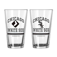 Chicago White Sox 16oz. Pint Glass Two Pack