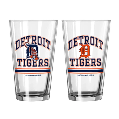 Detroit Tigers 16oz. Pint Glass Two Pack