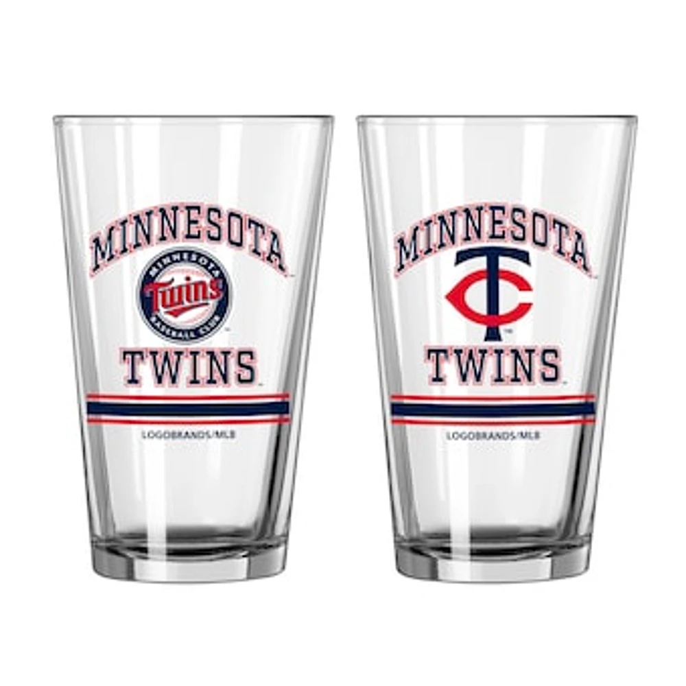 Minnesota Twins 16oz. Pint Glass Two Pack