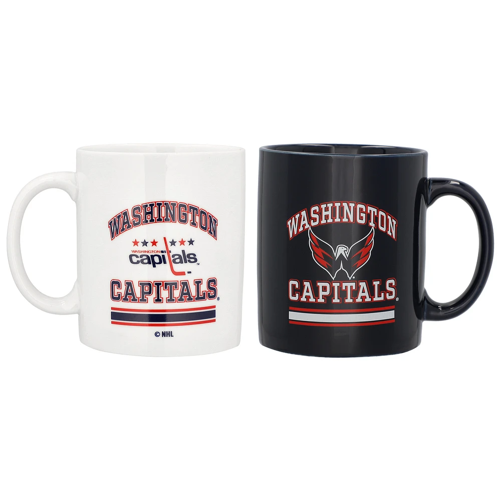 Washington Capitals Two-Pack 15oz. Color Mug Set