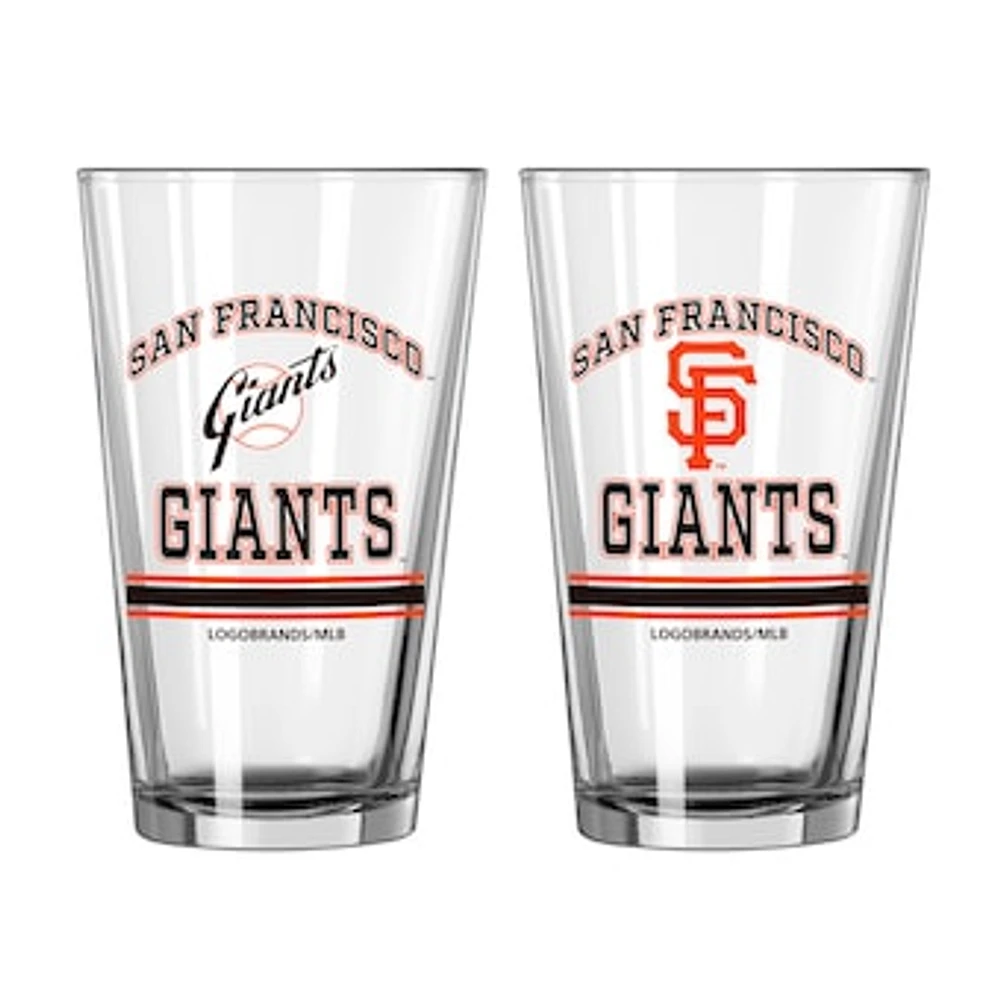 San Francisco Giants 16oz. Pint Glass Two Pack