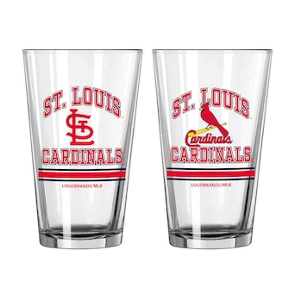 St. Louis Cardinals 16oz. Pint Glass Two Pack