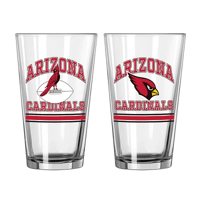 Arizona Cardinals 16oz. Pint Glass Two Pack