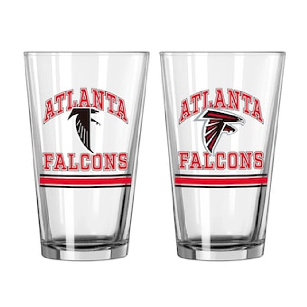 Atlanta Falcons 16oz. Pint Glass Two Pack