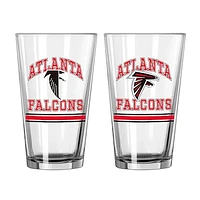 Atlanta Falcons 16oz. Pint Glass Two Pack