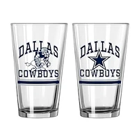 Dallas Cowboys 16oz. Pint Glass Two Pack