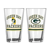 Green Bay Packers 16oz. Pint Glass Two Pack