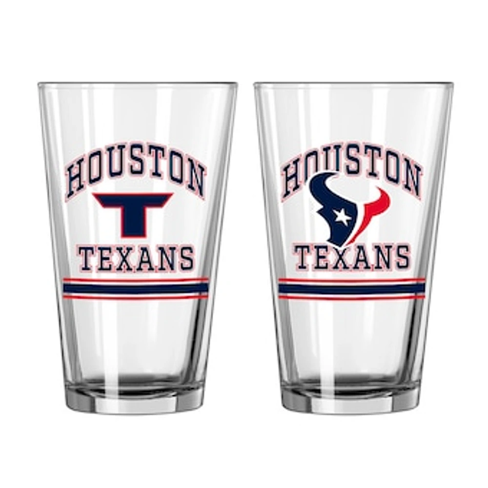 Houston Texans 16oz. Pint Glass Two Pack