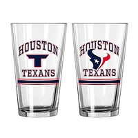 Houston Texans 16oz. Pint Glass Two Pack