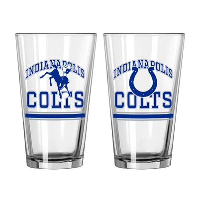 Indianapolis Colts 16oz. Pint Glass Two Pack