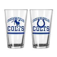 Indianapolis Colts 16oz. Pint Glass Two Pack