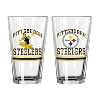 Pittsburgh Steelers 16oz. Pint Glass Two Pack