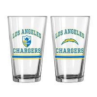 Los Angeles Chargers 16oz. Pint Glass Two Pack