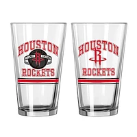 Houston Rockets 16oz. Pint Glass Two Pack