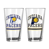 Indiana Pacers 16oz. Pint Glass Two Pack