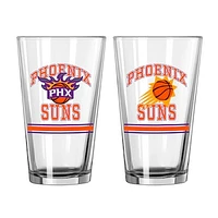 Phoenix Suns 16oz. Pint Glass Two Pack