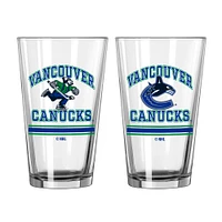 Vancouver Canucks 16oz. Pint Glass Two Pack