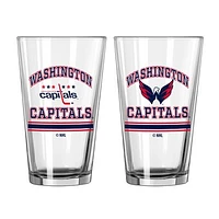 Washington Capitals 16oz. Pint Glass Two Pack