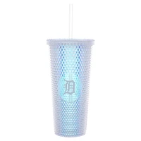 Detroit Tigers 24oz. Iridescent Studded Travel Tumbler with Straw