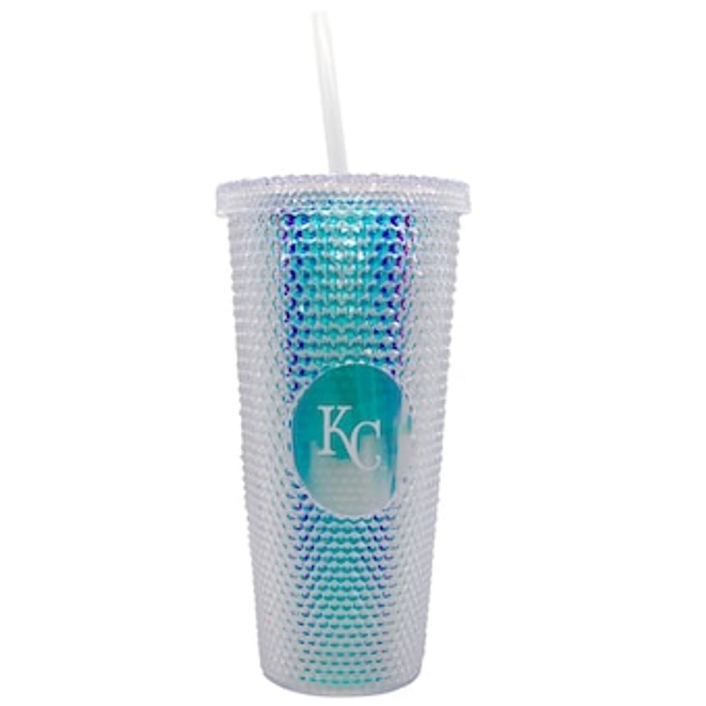 Kansas City Royals 24oz. Iridescent Studded Travel Tumbler with Straw