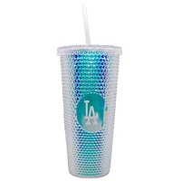 Los Angeles Dodgers 24oz. Iridescent Studded Travel Tumbler with Straw