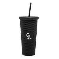 Colorado Rockies 24oz. Logo Studded Tumbler