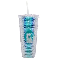 Memphis Grizzlies 24oz. Iridescent Studded Travel Tumbler with Straw