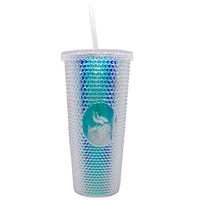 Minnesota Vikings 24oz. Iridescent Studded Travel Tumbler with Straw