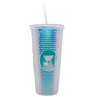 St. Louis Blues 24oz. Iridescent Studded Travel Tumbler with Straw