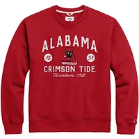 Men's League Collegiate Wear  Crimson Alabama Crimson Tide Bendy Arch Essential Pullover Sweatshirt