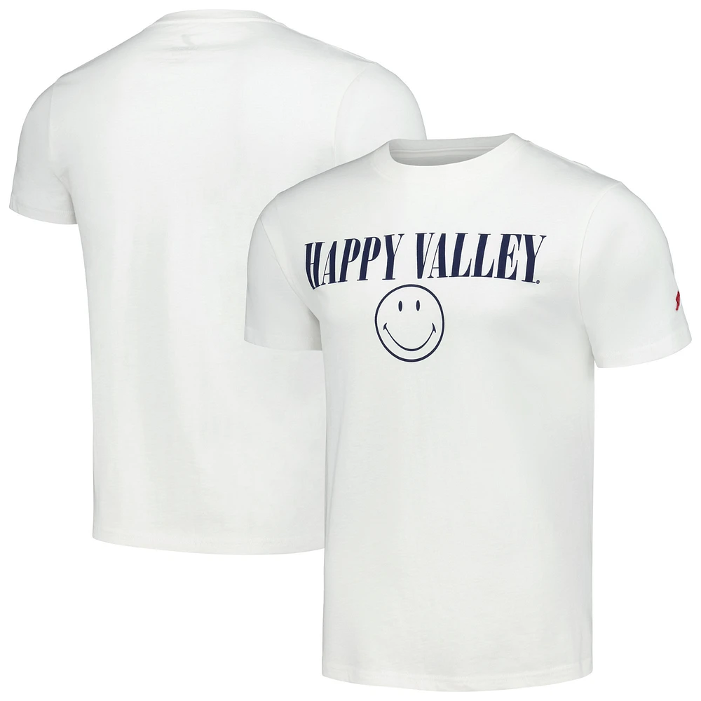Men's League Collegiate Wear White Penn State Nittany Lions Smiley All American T-Shirt