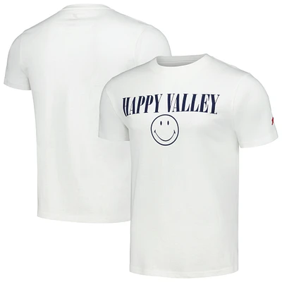 Men's League Collegiate Wear White Penn State Nittany Lions Smiley All American T-Shirt