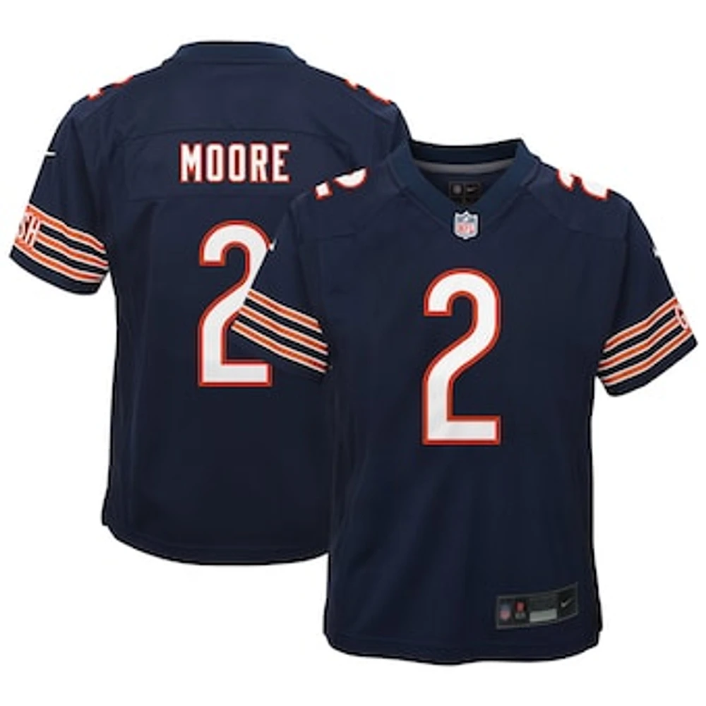 Youth Nike D.J. Moore Navy Chicago Bears Game Jersey