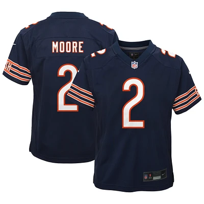 Youth Nike D.J. Moore Navy Chicago Bears Game Jersey