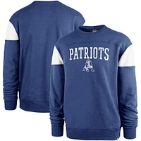 Men's '47 Blue New England Patriots Groundbreaker Onset Pullover Sweatshirt