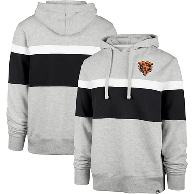 Men's '47 Heather Gray Chicago Bears Warren Pullover Hoodie