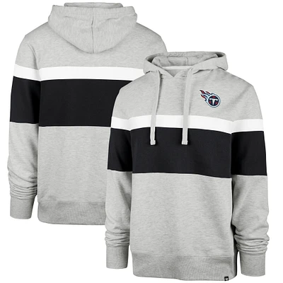 Men's '47 Heather Gray Tennessee Titans Warren Pullover Hoodie