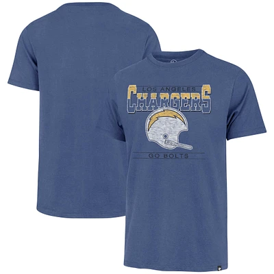 Men's '47 Powder Blue Los Angeles Chargers Gridiron Classics Time Lock Franklin T-Shirt