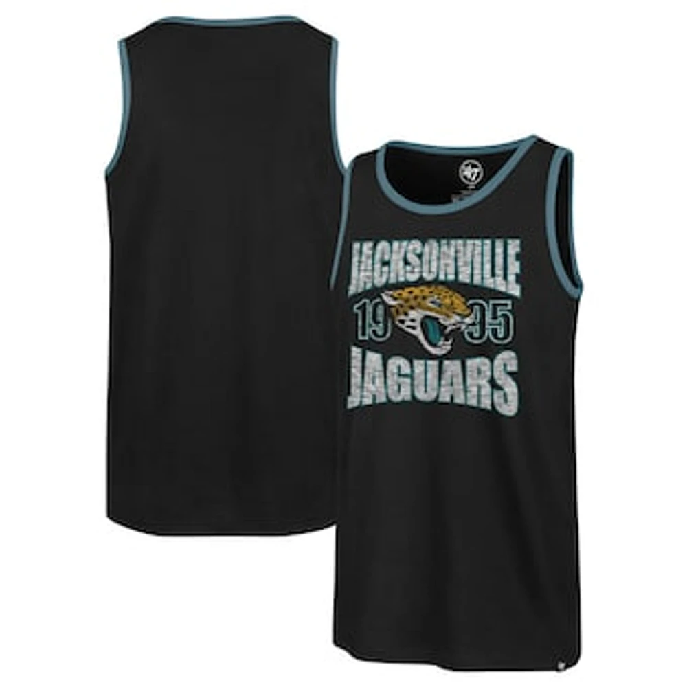 Men's '47 Black Jacksonville Jaguars Upload Franklin Tank Top