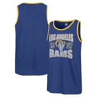 Men's '47 Royal Los Angeles Rams Upload Franklin Tank Top